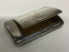 A good Edwardian combination silver hinged top cig