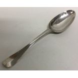 A Continental silver tablespoon with assay scrape