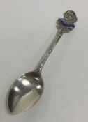 An unusual silver collector's spoon depicting Will