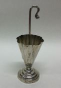 A Continental silver cocktail stick holder in the