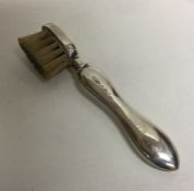 A novelty silver toothbrush. Sheffield. By AL. App