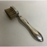 A novelty silver toothbrush. Sheffield. By AL. App