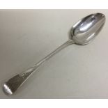 A good bright cut silver tablespoon. London 1786.