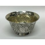 An 18th Century Irish silver tapering bowl