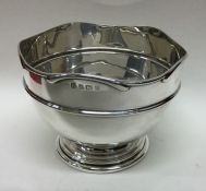 A good Art Nouveau silver rose bowl. Birmingham 19