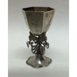 A rare Antique Dutch silver table toy in the form