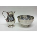 A good George I style silver sugar bowl together w