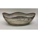 A good quality Continental silver basket with ball