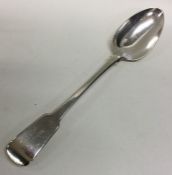 A George III silver basting spoon. London 1824. By