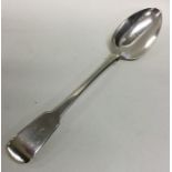 A George III silver basting spoon. London 1824. By