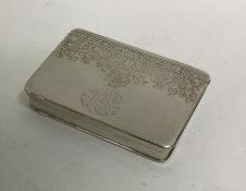 NORWICH: An unusual 18th Century silver engraved s