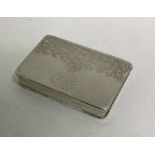 NORWICH: An unusual 18th Century silver engraved s