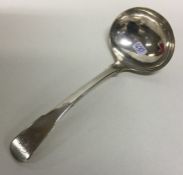 A Provincial silver sauce ladle. Punched 'HND'. Ap
