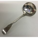 A Provincial silver sauce ladle. Punched 'HND'. Ap