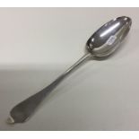 An 18th Century dog nose and rat tail silver spoon