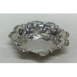 A shaped silver bonbon dish of stylised form. Birm