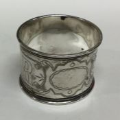 An Antique Russian silver napkin ring. Approx. 22