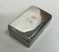 A good silver mounted and glass dressing table jar