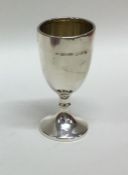 A small silver goblet. Birmingham 1931. By SB Ltd.