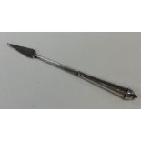 An rare tapering Medical silver dental scrape. App