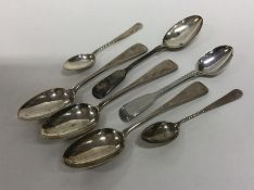 A collection of hallmarked silver cutlery. Various