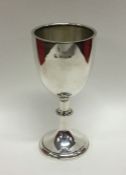 A plain silver goblet of typical form. Birmingham