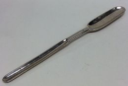 A heavy double ended Britannia Standard silver mar