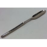 A heavy double ended Britannia Standard silver mar