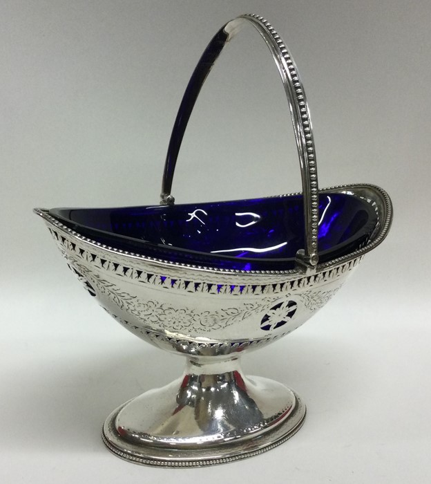 HESTER BATEMAN: A good swing handled sugar basket