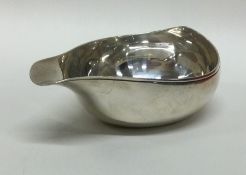 A good Georgian silver pap boat with reeded border