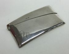 A good quality shaped silver card case. Birmingham