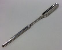 DUBLIN: An Irish silver double ended marrow scoop.