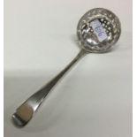 An OE pattern silver sifter spoon. London 1799. By