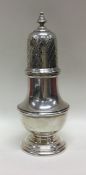 A good quality heavy silver sugar caster. London.