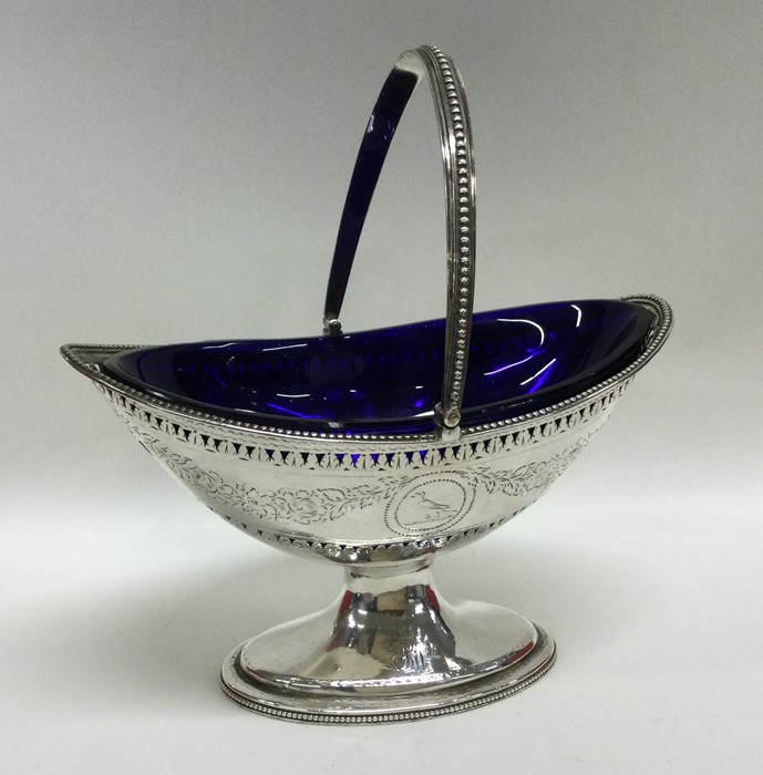 HESTER BATEMAN: A good swing handled sugar basket - Image 2 of 3