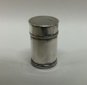 A 17th Century English silver counter box. Marked