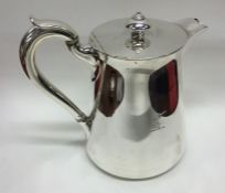 A good quality crested silver coffee pot. London 1