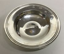 A miniature silver armada dish. London 1970. Appro