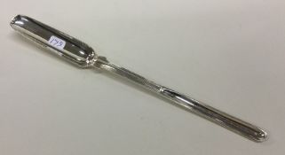 A good quality George III silver double ended marr