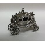A good quality cast model of a carriage. London. A