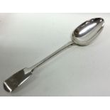 A silver fiddle pattern basting spoon. London 1848