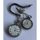 A gent's silver plated pocket watch by Thomas Russ