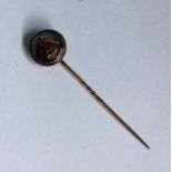 An Essex crystal stick pin depicting a horse. Appr