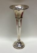 An Edwardian silver spill vase of typical form. Lo