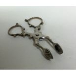 A pair of 18th Century silver sugar scissors. Appa