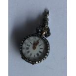 A good diamond fob watch profusely decorated with
