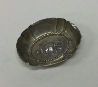 A good copy of a 17th Century German silver dish d