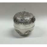 An unusual Indian silver box in the form of an app