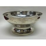 GEORG JENSEN: A large tapering silver fruit bowl o