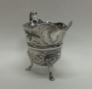 DUBLIN: A rare 18th Century silver cream jug attra